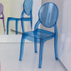 Baby Elizabeth Kids Chair Transparent Blue