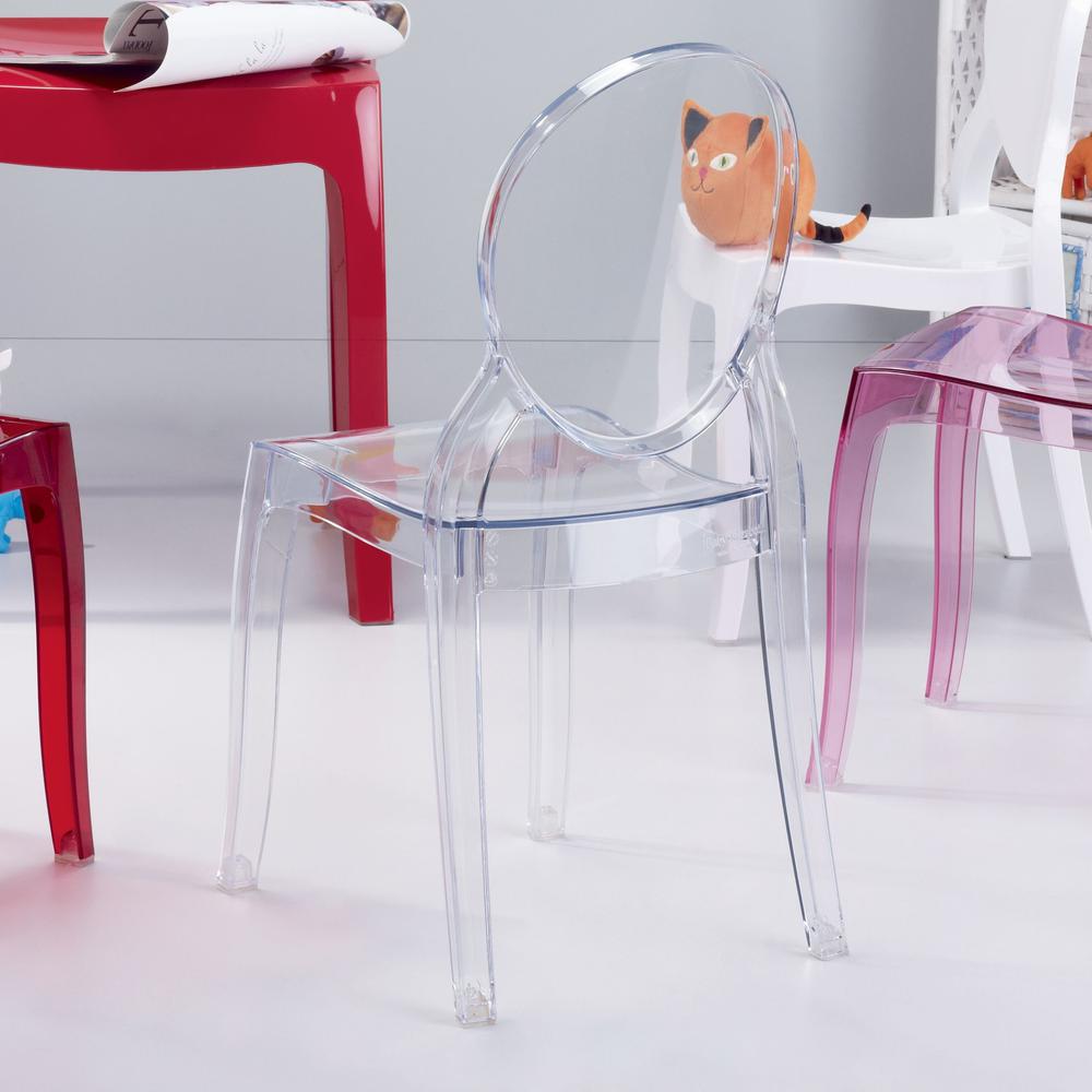 Kids Chair, Transparent Clear, Belen Kox
