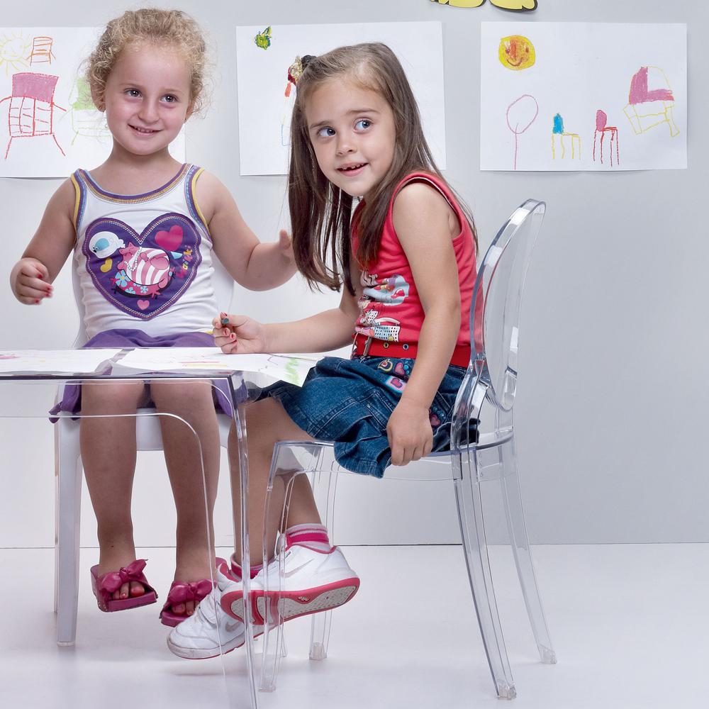 Kids Chair, Transparent Clear, Belen Kox