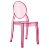 Baby Elizabeth Kids Chair Transparent Pink
