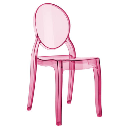 Baby Elizabeth Kids Chair Transparent Pink