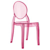 Kids Chair, Transparent Pink, Belen Kox