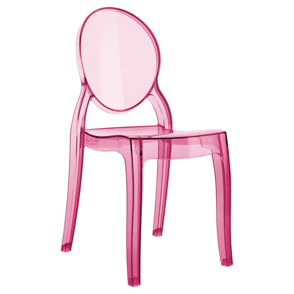 Kids Chair, Transparent Pink, Belen Kox