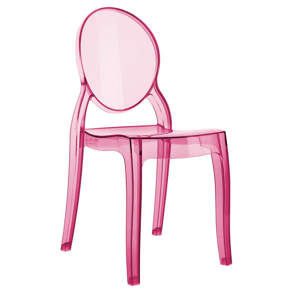Kids Chair, Transparent Pink, Belen Kox