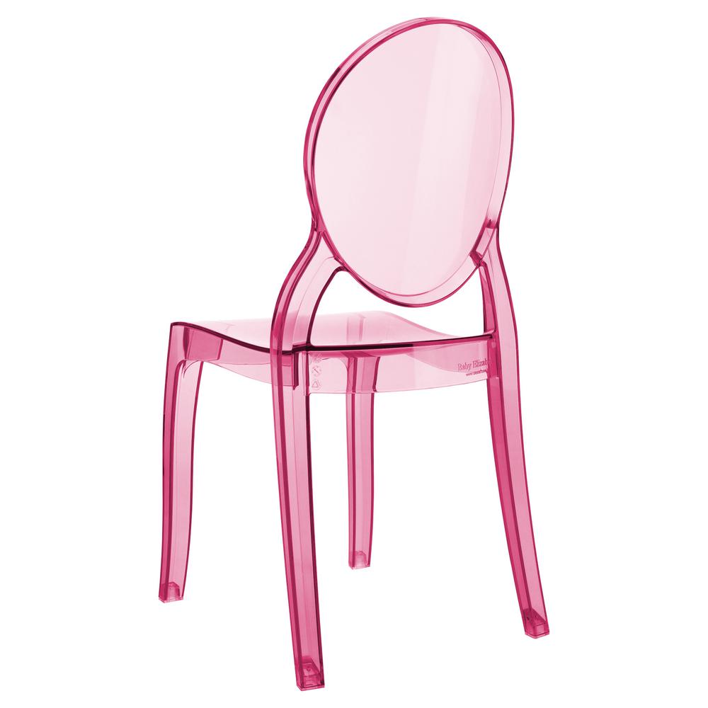 Baby Elizabeth Kids Chair Transparent Pink