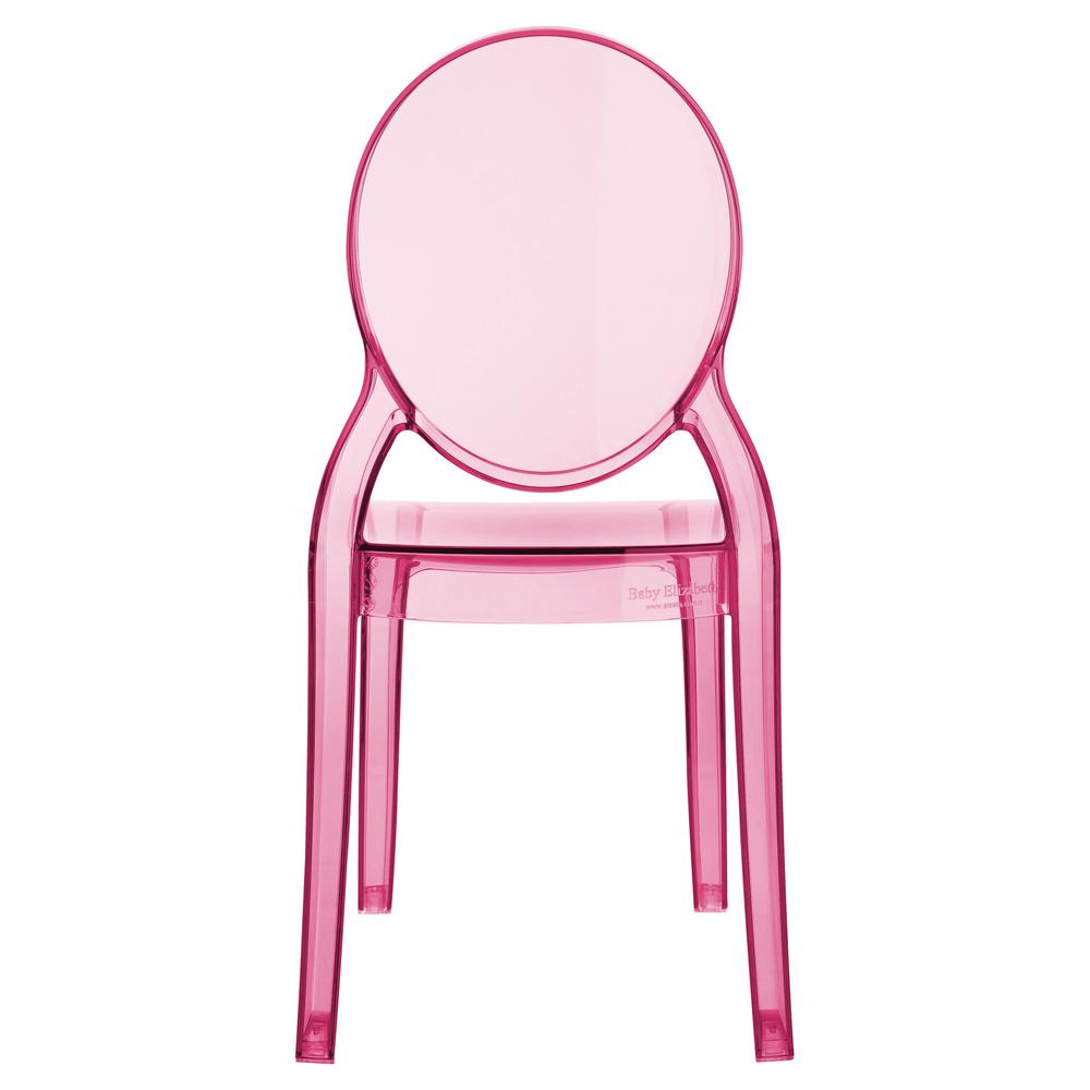 Baby Elizabeth Kids Chair Transparent Pink