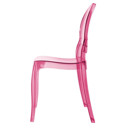 Kids Chair, Transparent Pink, Belen Kox