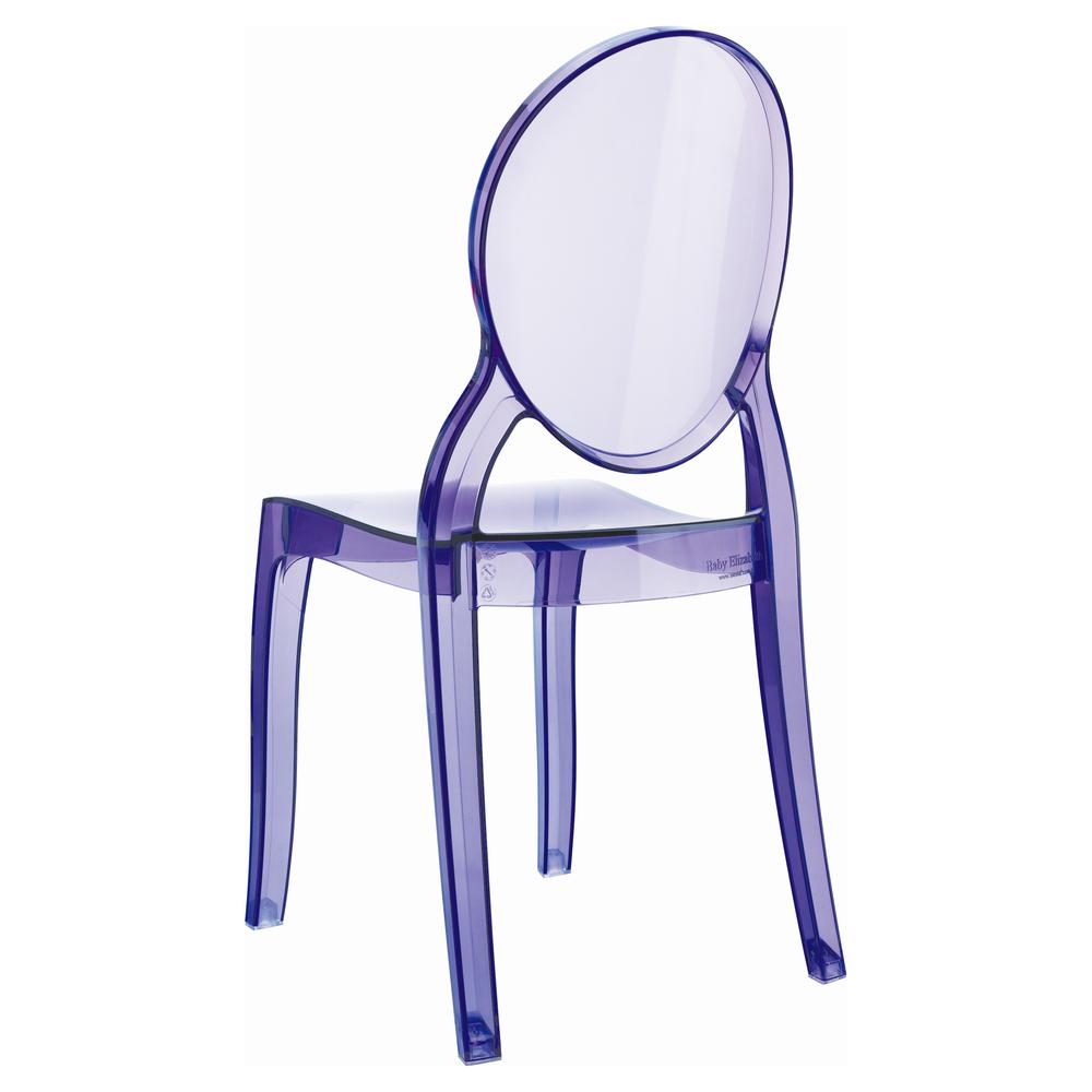 Baby Elizabeth Kids Chair Transparent Violet