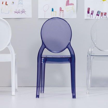 Kids Chair, Transparent Violet, Belen Kox
