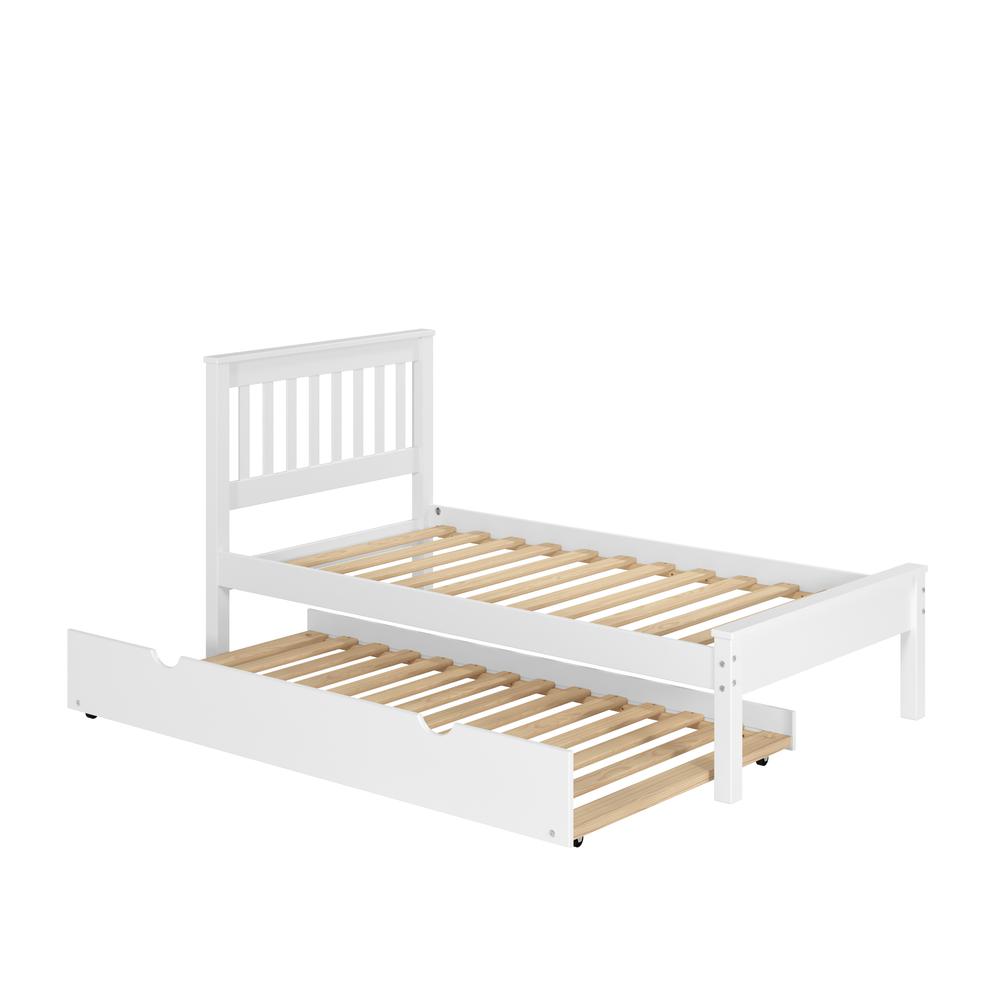 TWIN CONTEMPO BED WHITE