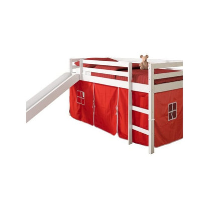 TENT BED WHITE W/RED TENT KIT
