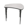 Snap Desk Configurable Student Desking -Gray Nebula Top Surface & Black Edgeband