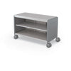 Compass Cabinet - Maxi H1 -Shelves / Casters - Cool Grey