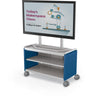 Compass Cabinet - Maxi H1 -Shelves / Casters / TV Mount - Navy