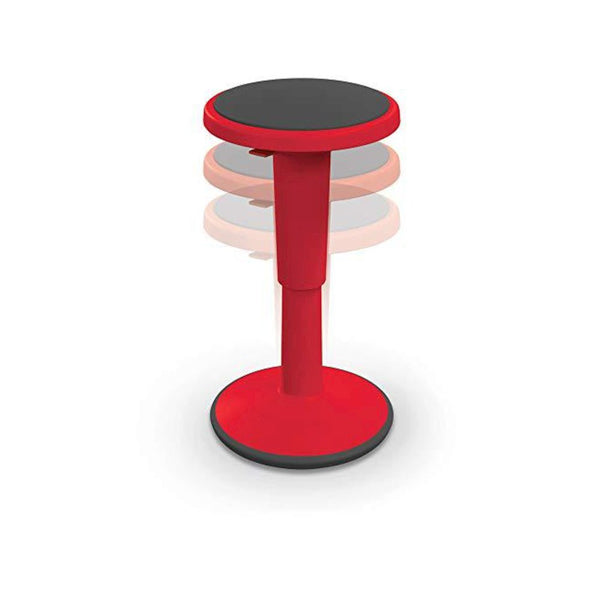 Hierarchy Height Adjustable Grow Stool- Tall Stool (Red)