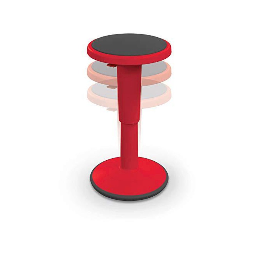Hierarchy Height Adjustable Grow Stool- Tall Stool (Red)