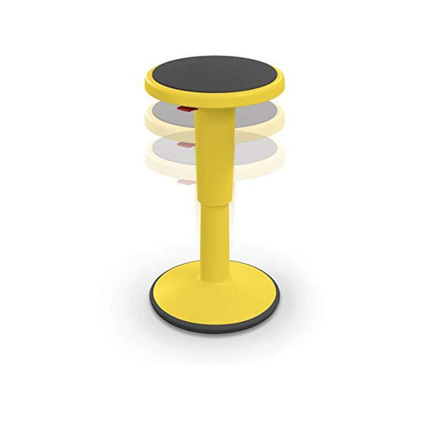 Hierarchy Height Adjustable Grow Stool- Tall Stool (Yellow)