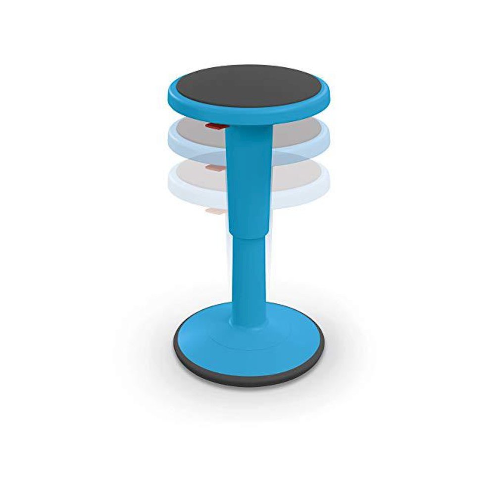 Hierarchy Height Adjustable Grow Stool- Tall Stool (Blue)