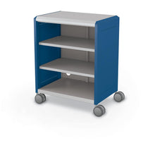 Compass Cabinet - Midi H2 -Shelves / Casters -Navy