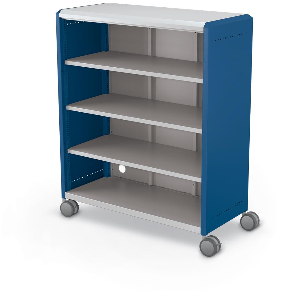 Compass Cabinet - Maxi H3 -Shelves / Casters - Navy