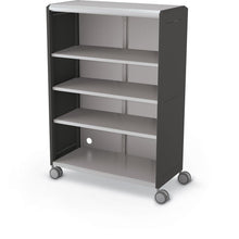 Compass Cabinet - Grande -Shelves / Casters -Black