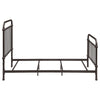 Livingston Metal Twin Open Frame Bed Dark Bronze