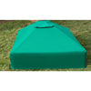 4Ft. X 4Ft. X 5.5In. Square Sandbox With Telescoping Canopy/Cover - 2" Profile
