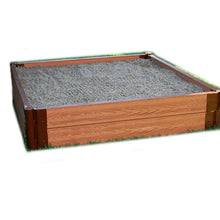 Classic Sienna 4Ft. X 4Ft. X 11In. Square Sandbox - 2" Profile