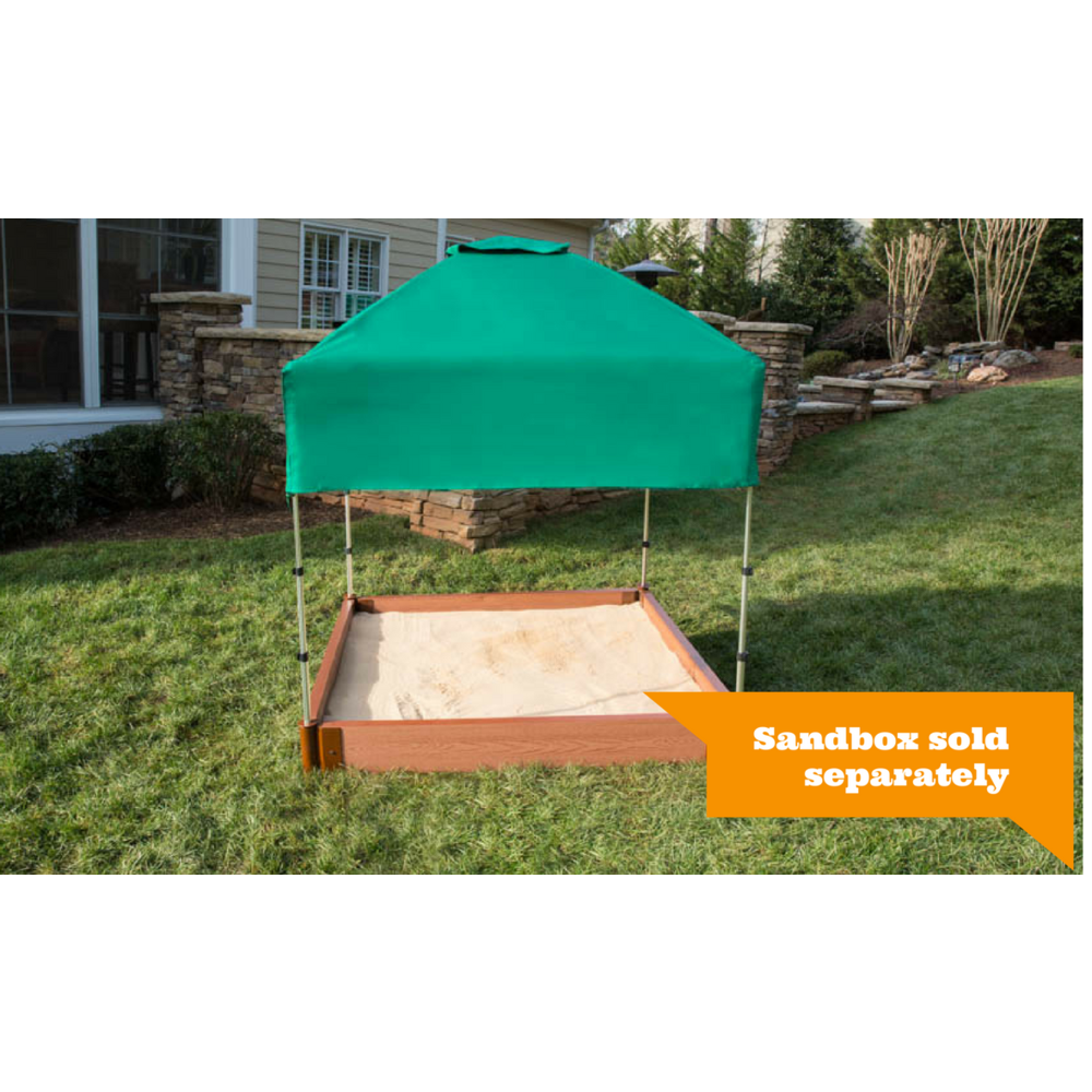48In. X 48In.X 37In. Telescoping Square Sandbox Canopy/Cover