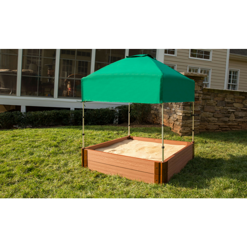 48In. X 48In.X 37In. Telescoping Square Sandbox Canopy/Cover