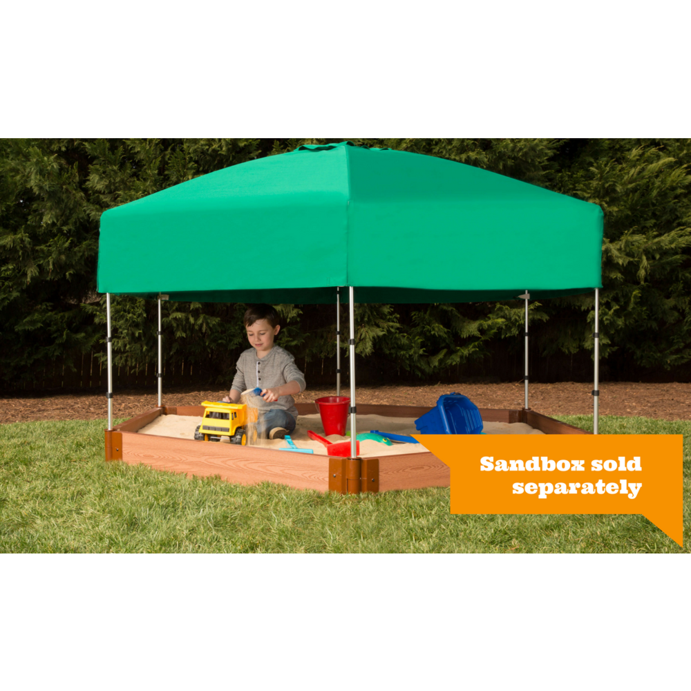 84In. X 96In. X 37In. Telescoping Hexagon Sandbox Canopy/Cover