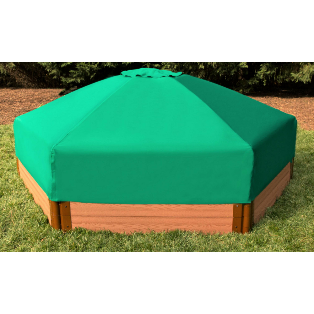 7Ft. X 8Ft. X 13.5In. Hexagonal Collapsible Sandbox Cover