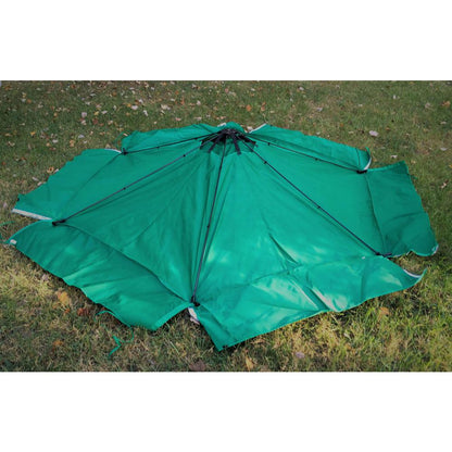 Classic Sienna Hexagon Sandbox With Collapsible Cover - 2" Profile
