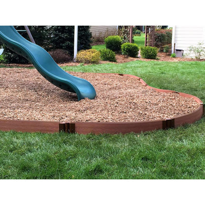 Classic Sienna Curved Playground Border 16’ – 1” Profile