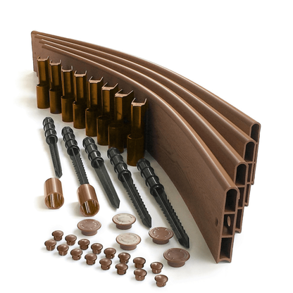 Classic Sienna Curved Playground Border 16’ – 1” Profile