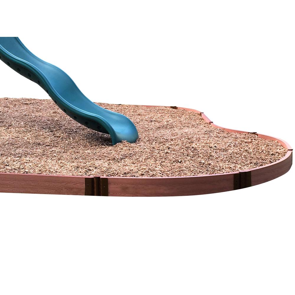 Classic Sienna Curved Playground Border 16’ – 2” Profile