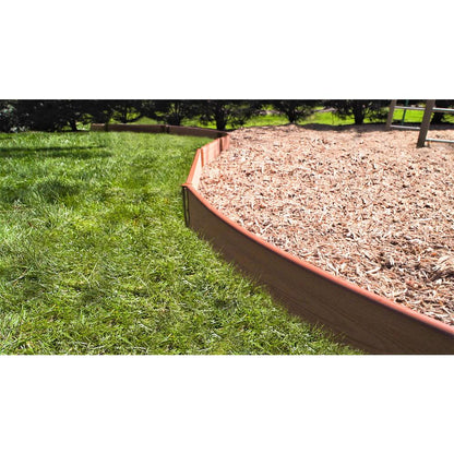 Classic Sienna Curved Playground Border Kit 32' - 1" Profile