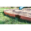 Classic Sienna Curved Playground Border Kit 64' - 2" Profile