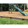 Weathered Wood Straight Playground Border Kit 64' - 1" Profile