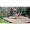Weathered Wood Curved Playground Border Kit 64' - 1" Profile