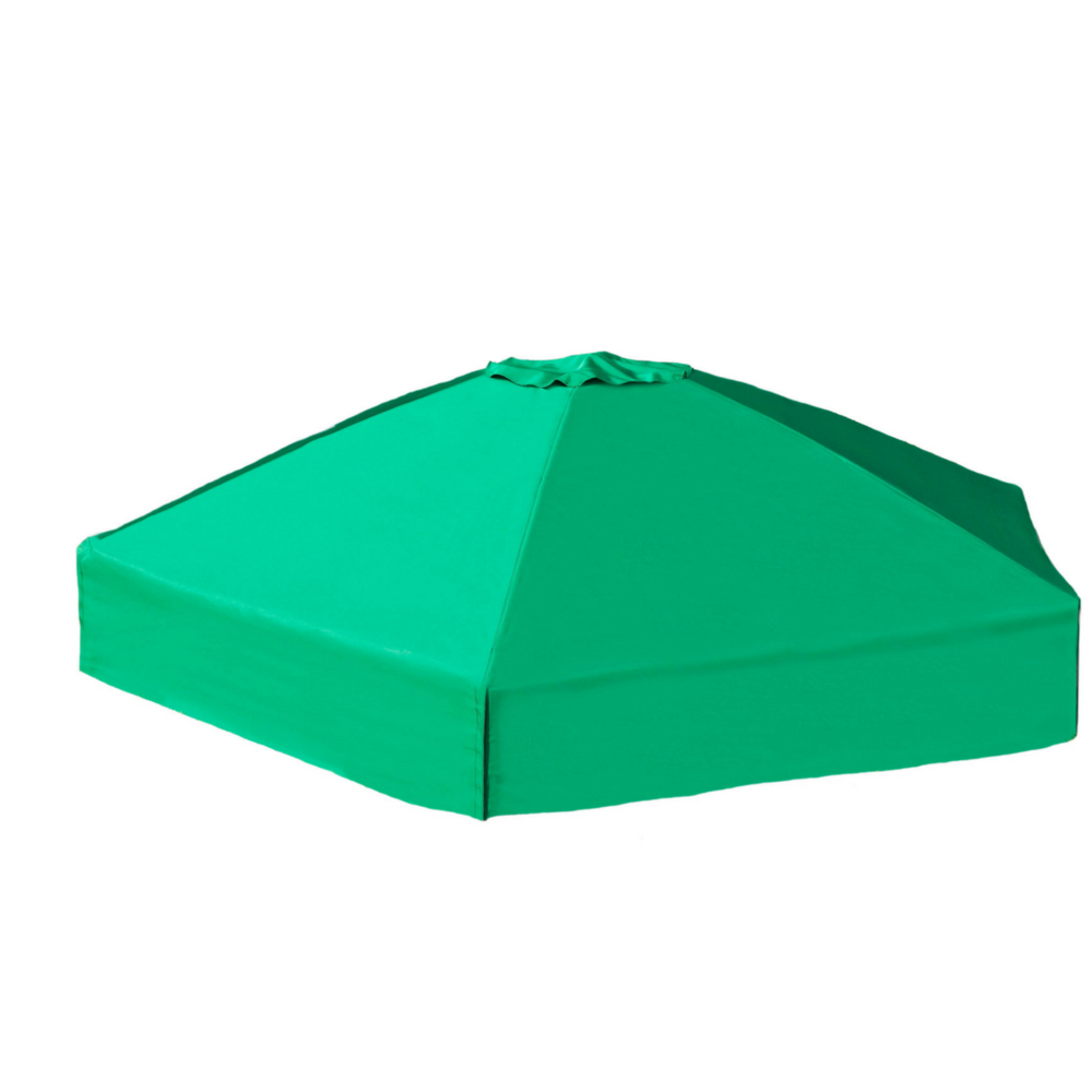 Hexagon Sandbox With Telescoping Canopy/Cover - 2" Profile