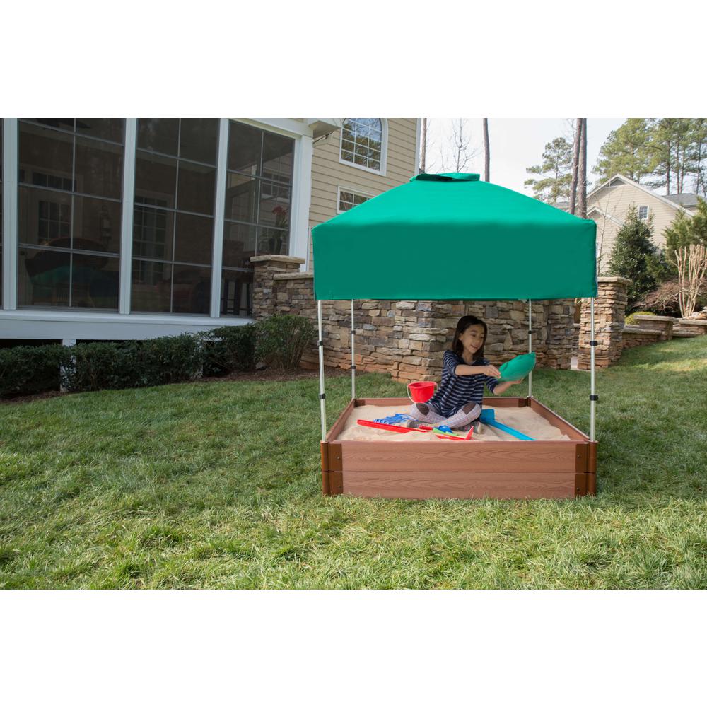 48In. X 48In.X 37In. Telescoping Square Sandbox Canopy/Cover