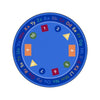 Kid Essentials STEAM 13'2" Round Area Rug in Color Technology