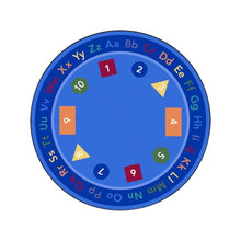 Kid Essentials STEAM 13'2" Round Area Rug in Color Technology