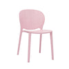 Midcentury Polypropylene Kids Side Chair, Set Of 4, Pink