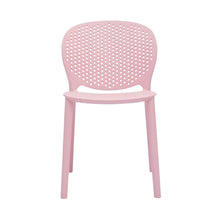 Midcentury Polypropylene Kids Side Chair, Set Of 4, Pink