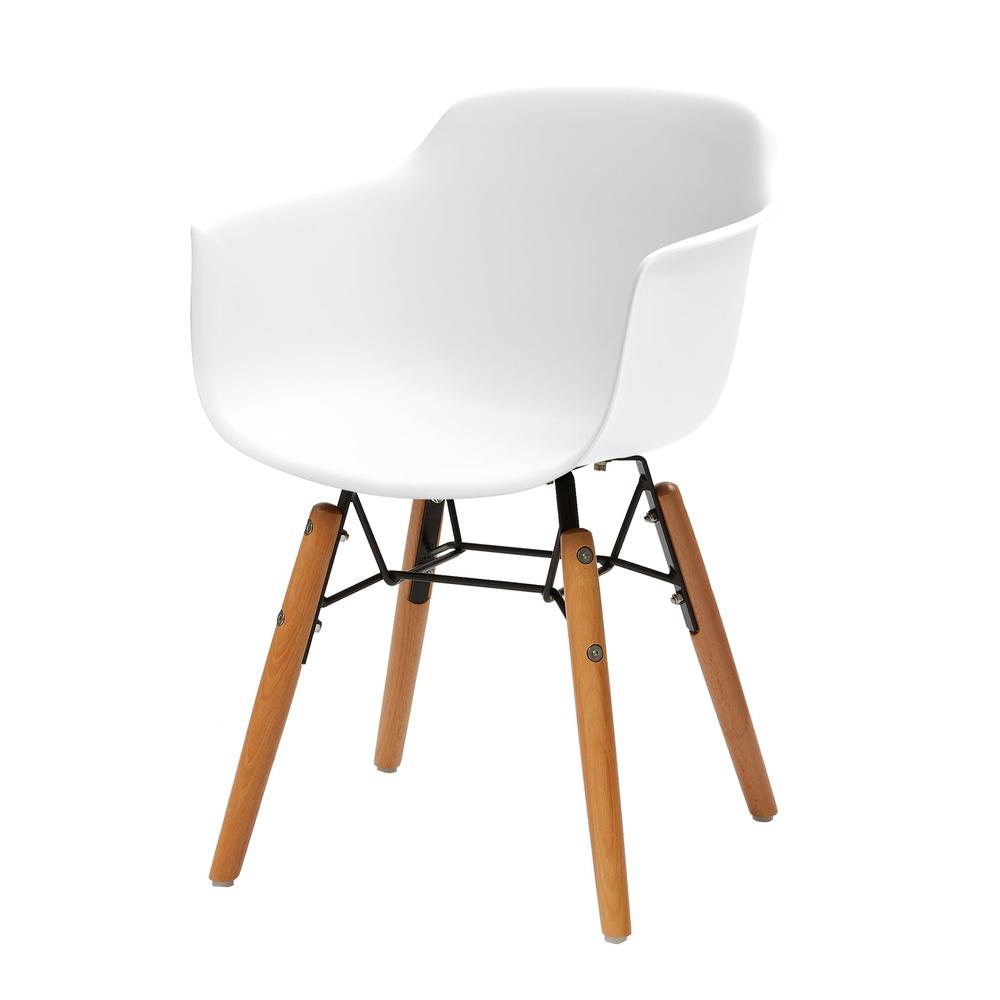 Midcentury Polypropylene Kids Side Chair, Set Of 4