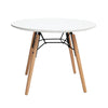 Midcentury Mdf Top Kids Side Table