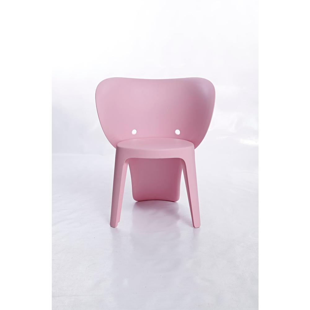 Elephant Polypropylene Kids Chair, Set of 4, Purple