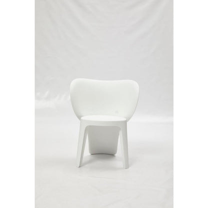 Elephant Polypropylene Kids Chair, Set of 4, White